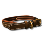 Charger l&#39;image dans la galerie, Collier pour chien cuir marron
