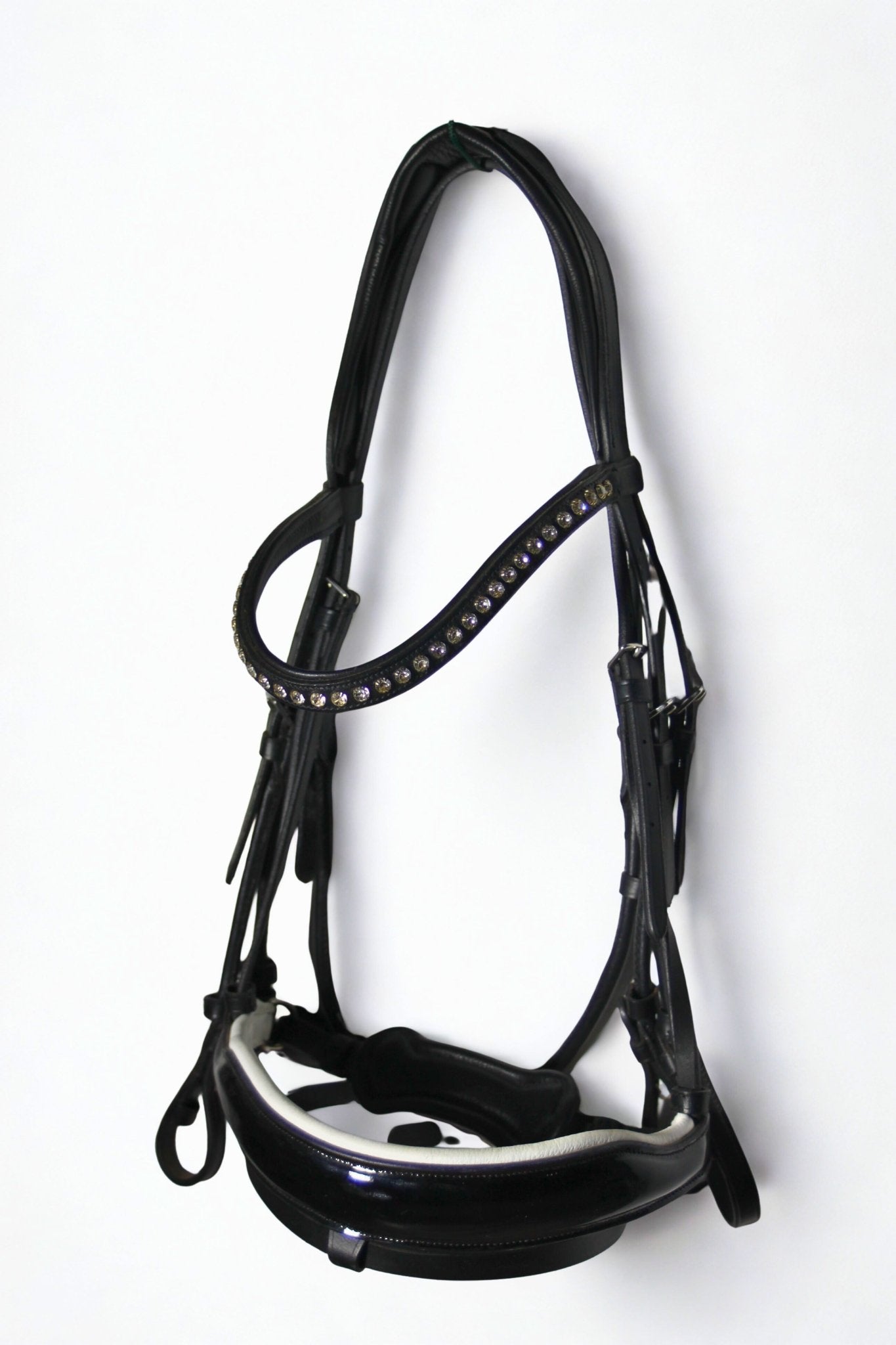 Bride anatomique en cuir prestige line - Noir - equipassion - boutique