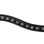 Charger l&#39;image dans la galerie, Frontal clips strass argent et bleu
