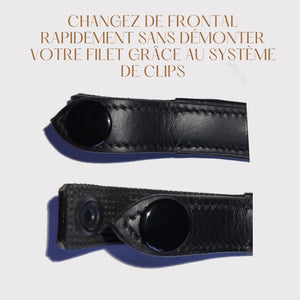 Frontal Pearl - Frontal cheval perles nacrés