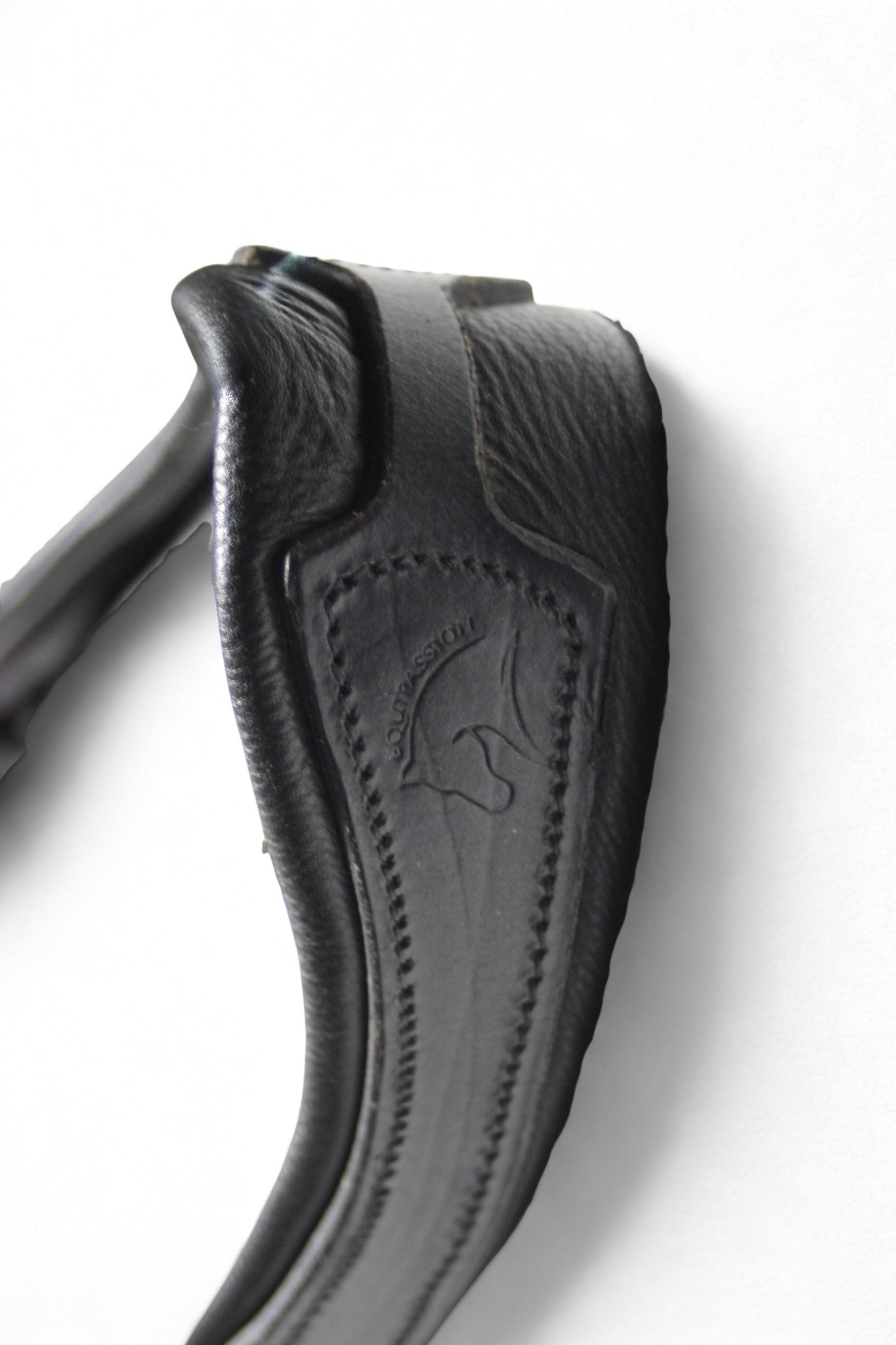 Bride anatomique en cuir prestige line - Noir - equipassion - boutique