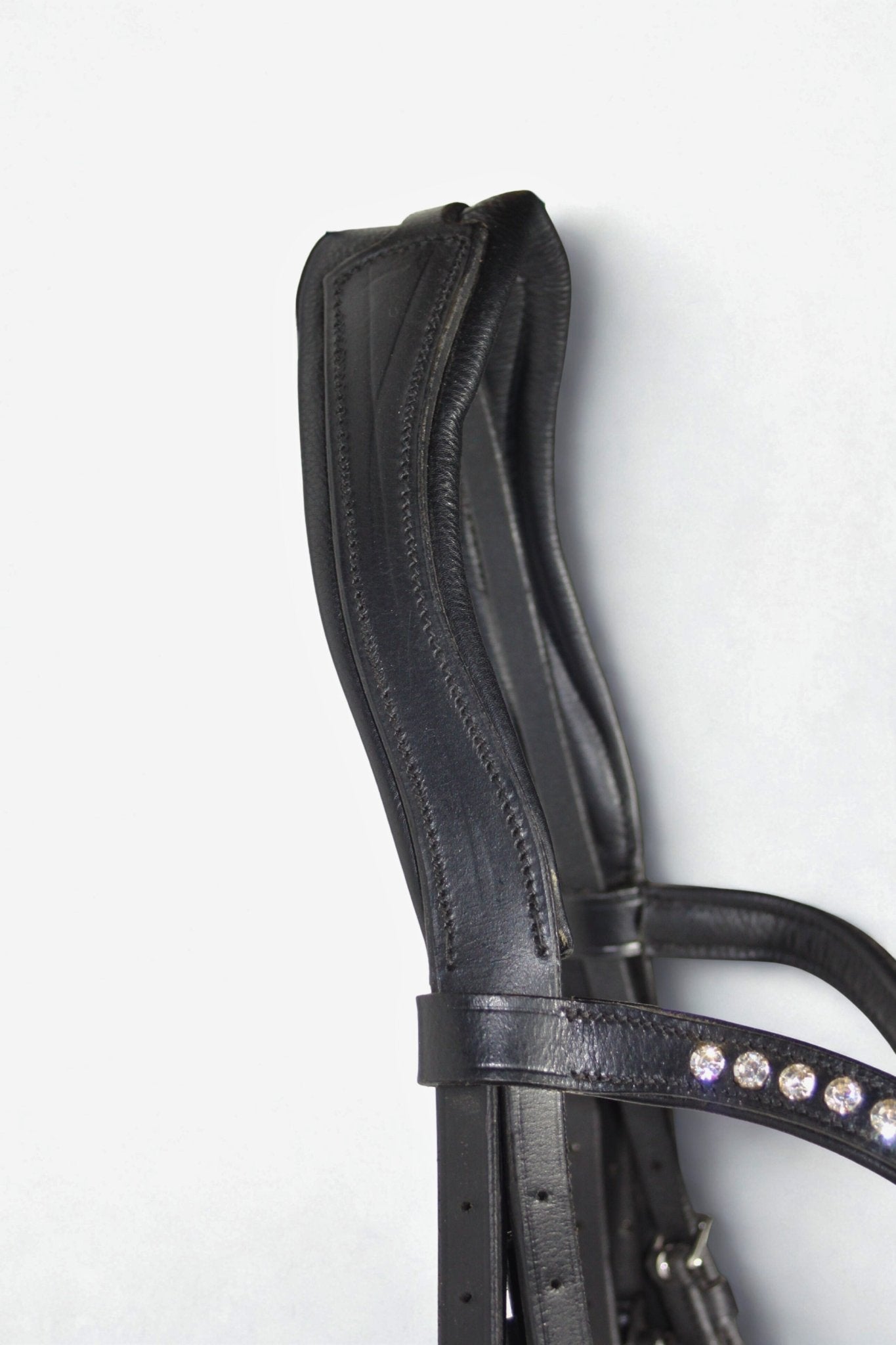 Bride anatomique en cuir prestige line - Noir - equipassion - boutique