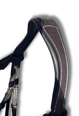 Filet anatomique en cuir - confort pro glossy havane I Equipassion - equipassion-boutique