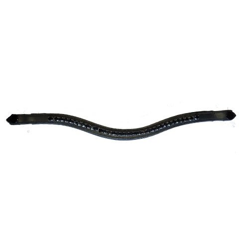 Frontal à clip incurvé en cristal personnalisable 1 couleur - equipassion - boutique