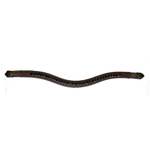 Frontal à clip incurvé en cristal personnalisable 1 couleur - equipassion - boutique