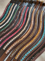 Frontal à clip incurvé en cristal personnalisable 1 couleur - equipassion - boutique