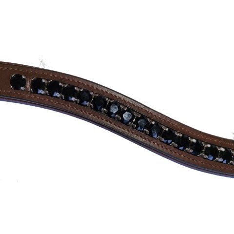 Frontal à clip incurvé en cristal personnalisable 1 couleur - equipassion - boutique