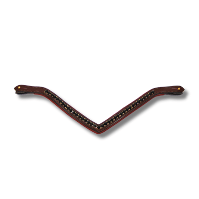 Frontal clips V en cristal 100% personnalisable - equipassion - boutique