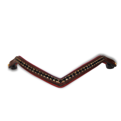 Frontal clips V en cristal 100% personnalisable - equipassion - boutique