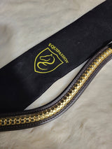 Frontal cuir clincher or - equipassion - boutique