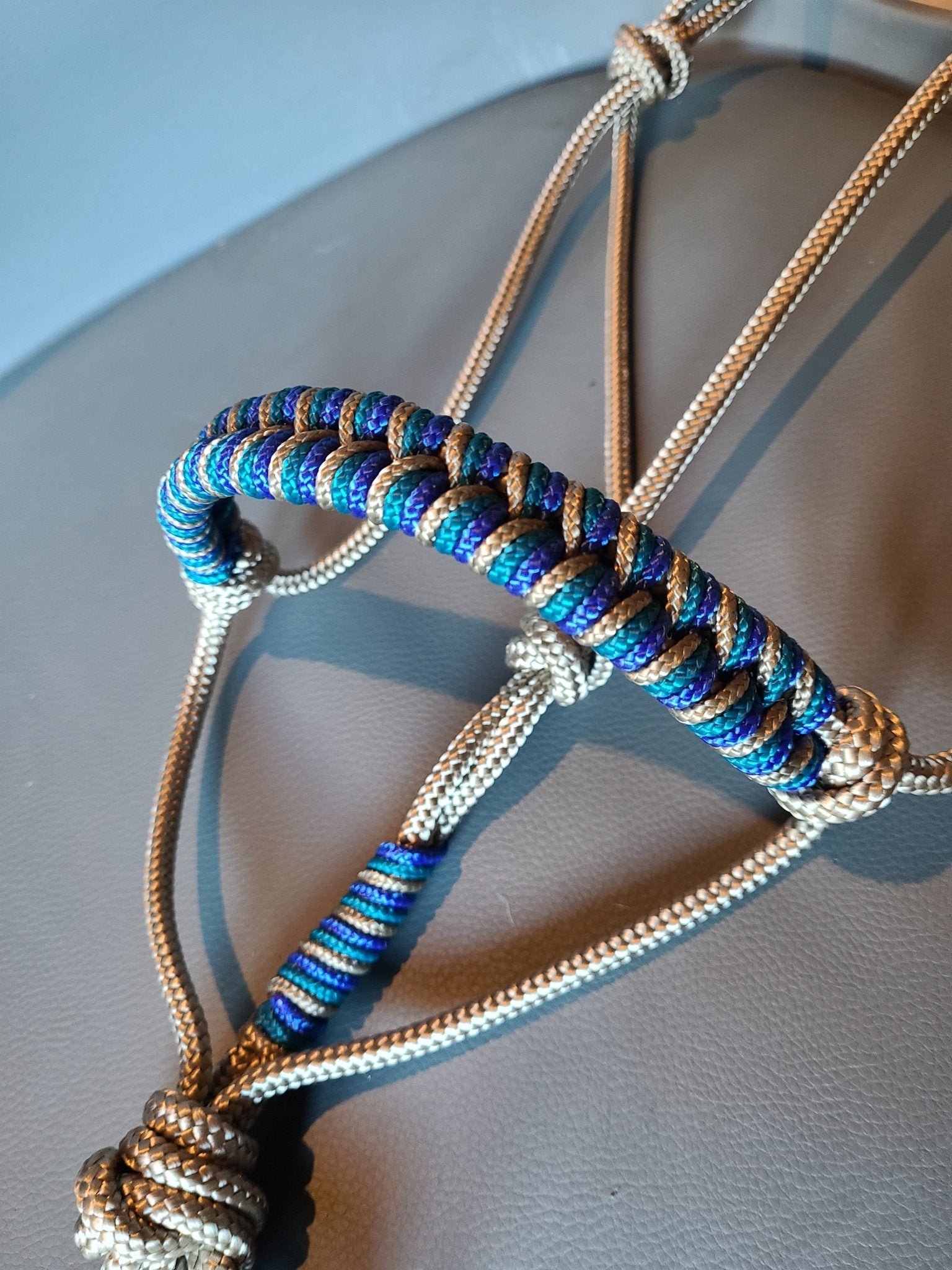 Licol éthologique tressage épi - equipassion - boutique