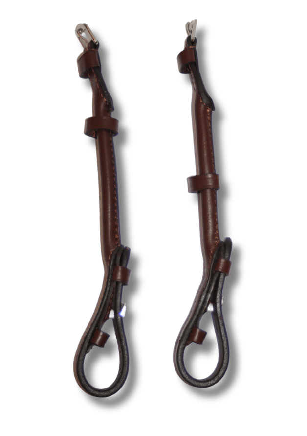 Montant de Filet Anatomique Cuir Noisette Rond I Equipassion - equipassion-boutique