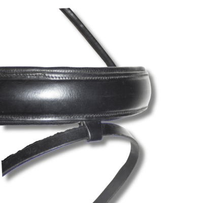 Muserolle large cuir noir - equipassion - boutique
