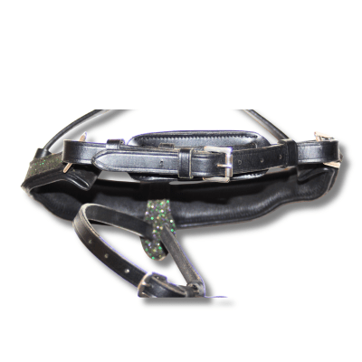 Muserolle Universe cuir noir - equipassion - boutique