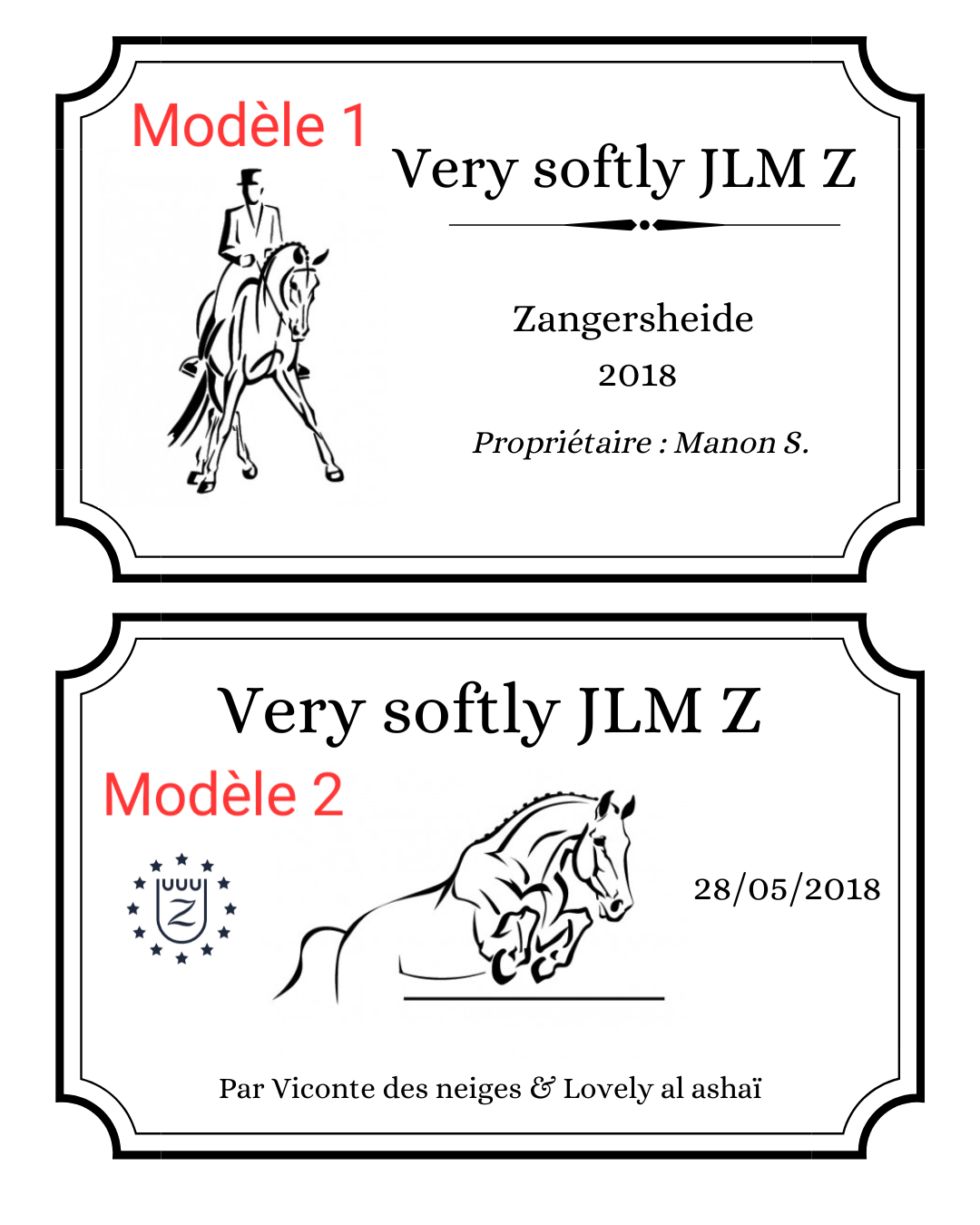 Plaque de box - equipassion - boutique