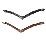 Frontal en cuir à clip - Fleur de Lys