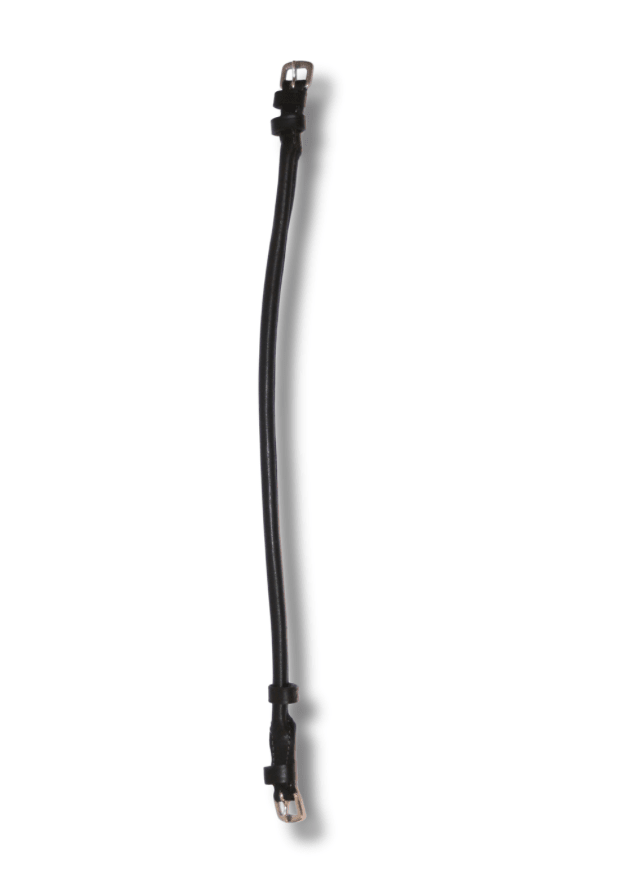 Sous Gorge Ronde Filet en Cuir Havane I Equipassion - equipassion-boutique