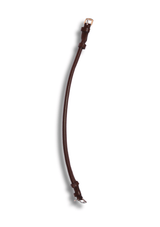 Sous Gorge Ronde Filet en Cuir Noisette I Equipassion - equipassion-boutique
