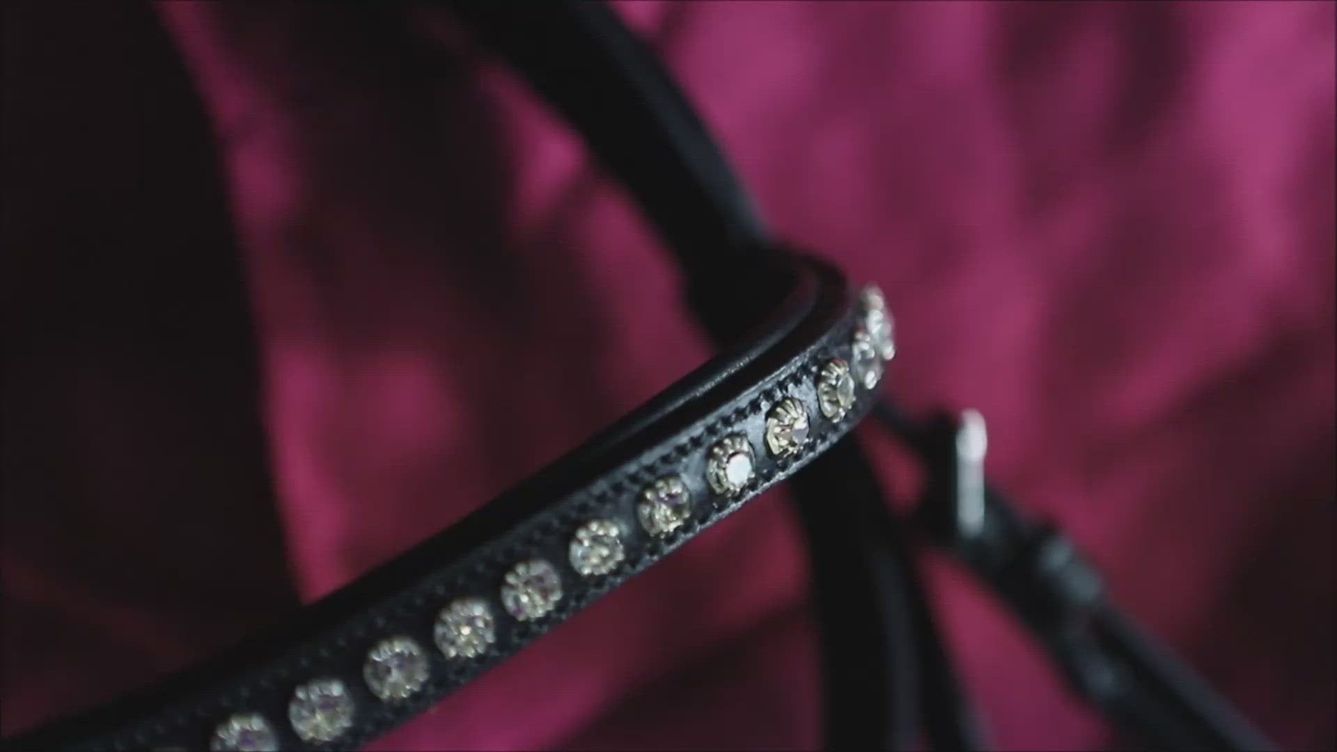 Filet cuir noir