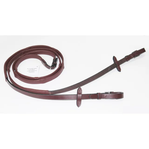 Rênes grip cuir/ caouchoux marron