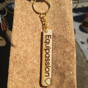 Porte clé / bijoux de licol bois