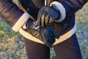 Gants noir adulte
