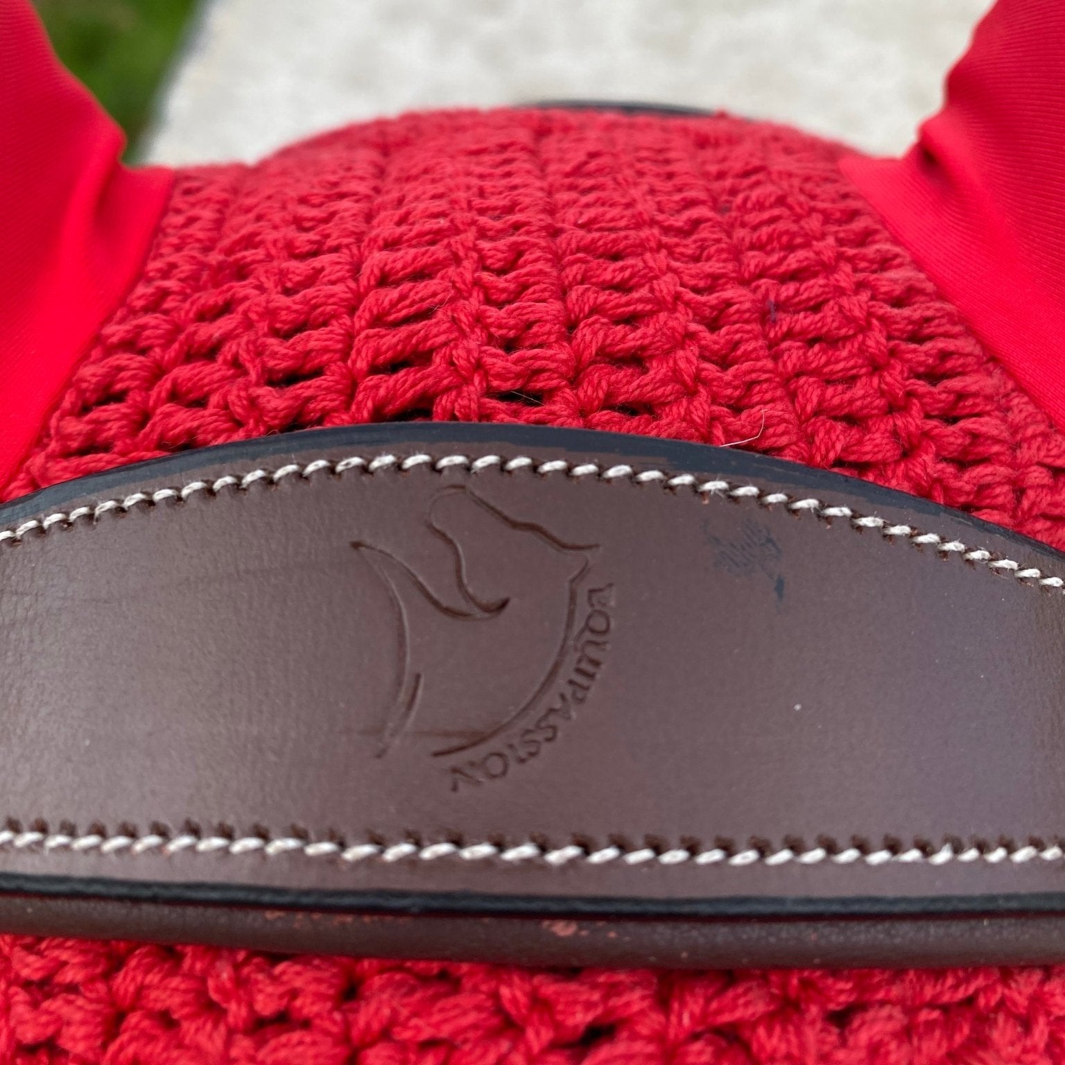 Filet cuir noisette - Élégance et confort - equipassion - boutique