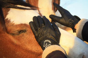Gants noir adulte